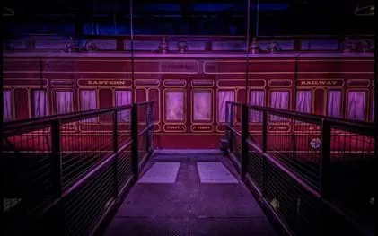 Derren Brown's Ghost Train, Hanging Train Doors