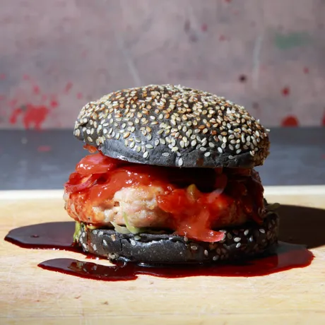 Terminus Burger, The Walking Dead themed burger