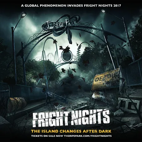 Fright Nights 2017 Visual featuring spooky scenery